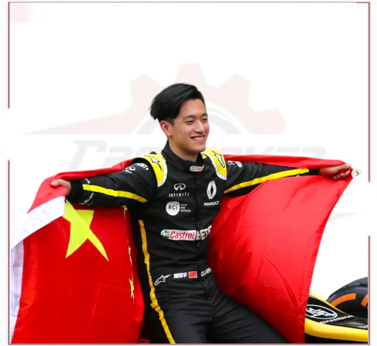 2019 New Zhou Guanyu Renault F2 Race Suit