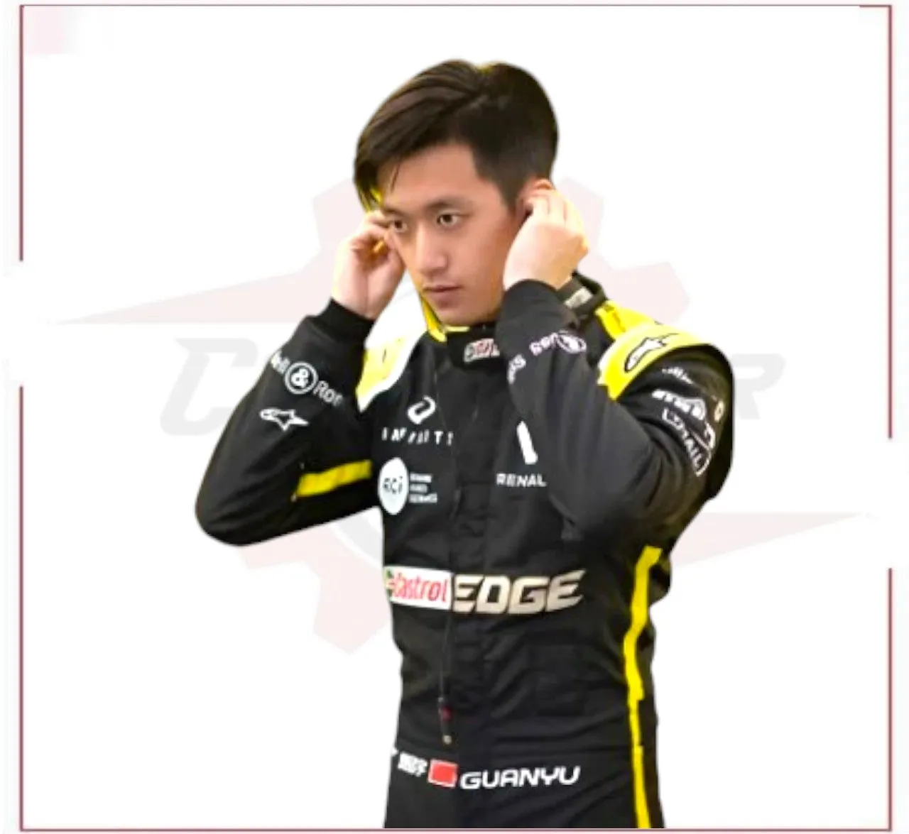 2019 New Zhou Guanyu Renault F2 Race Suit