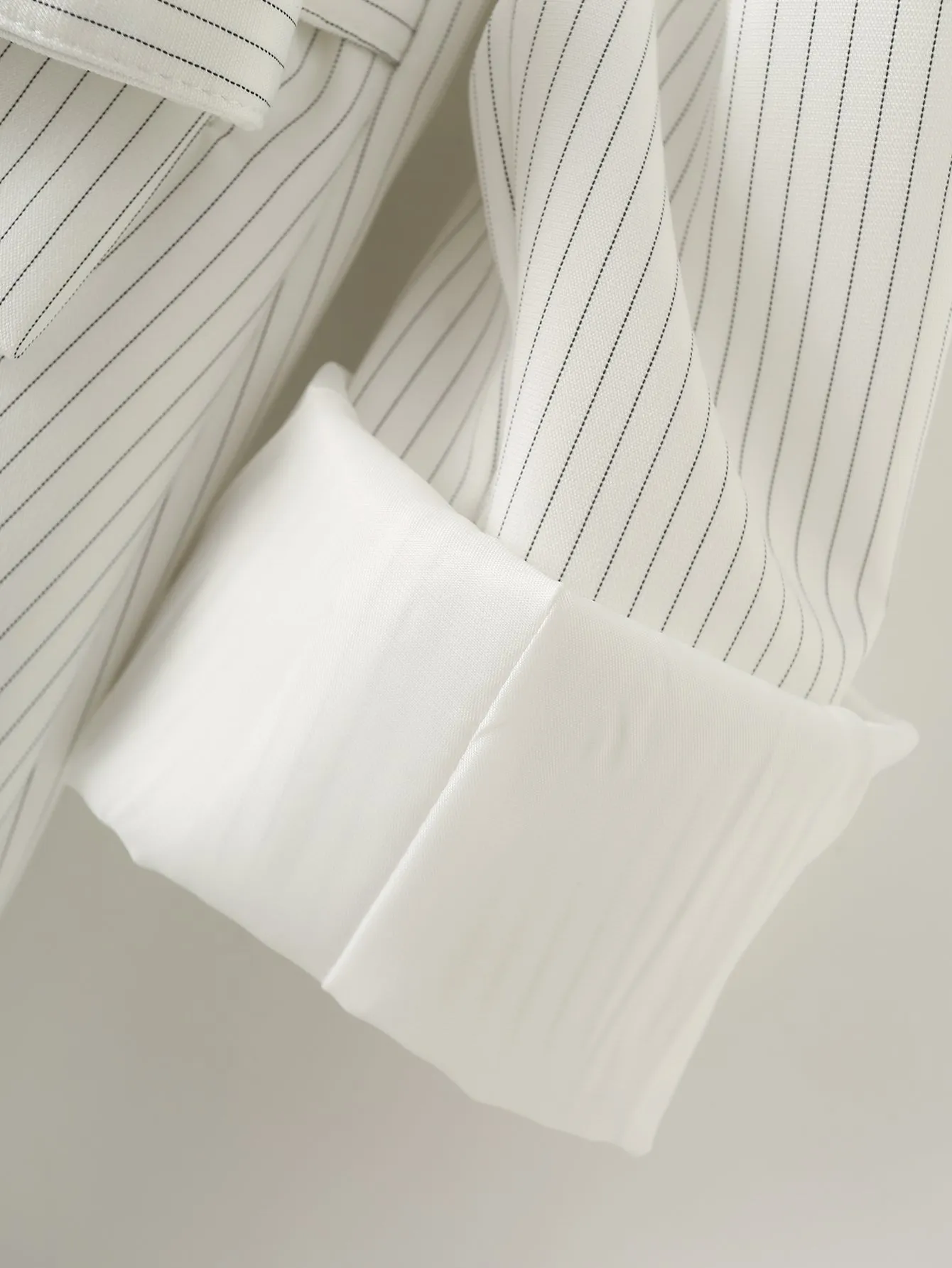 Autumn Women Clothing Striped Business Suit Tailored Work Pant Suit