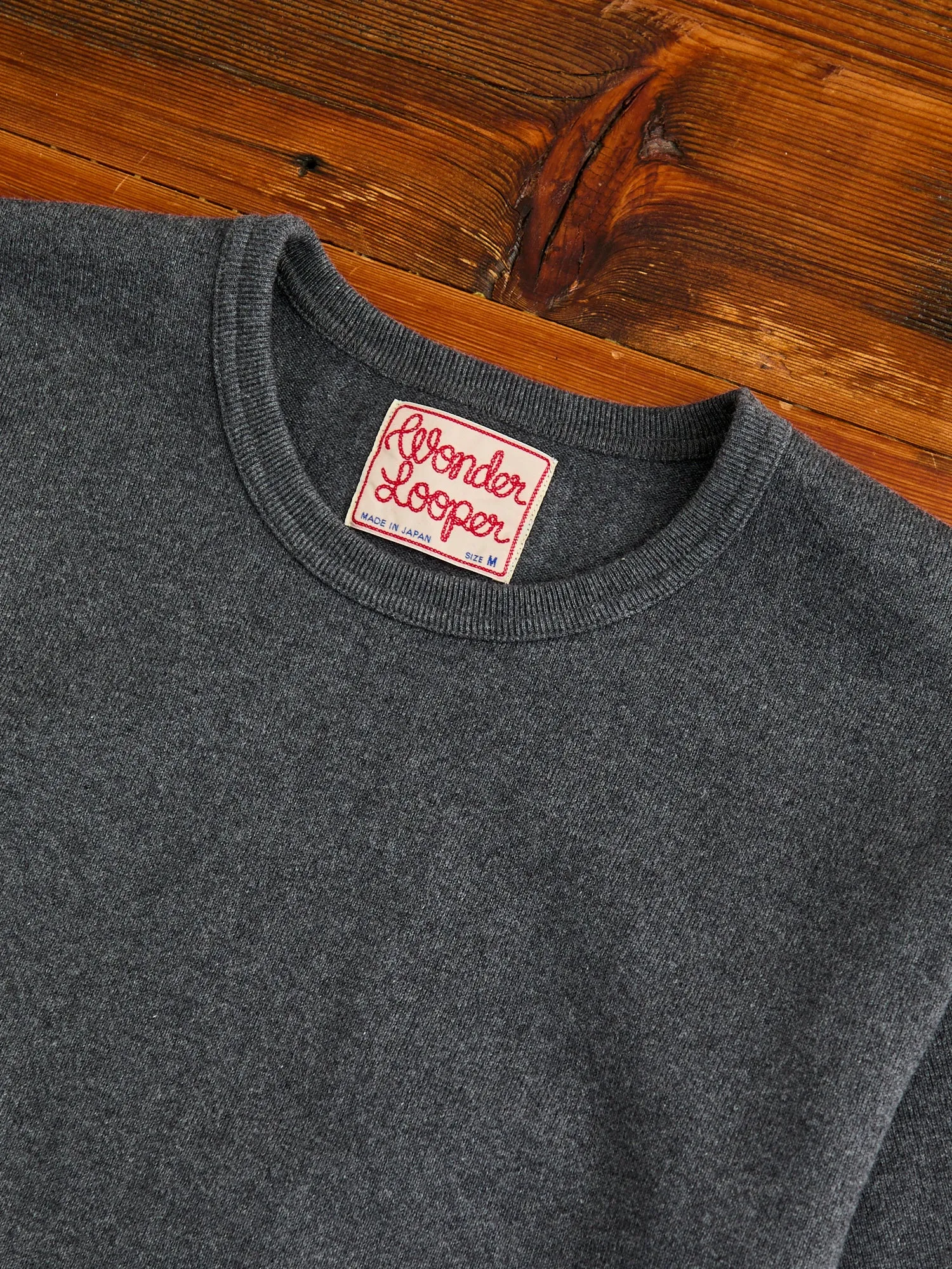 Double Heavyweight 12.1oz T-Shirt in Charcoal