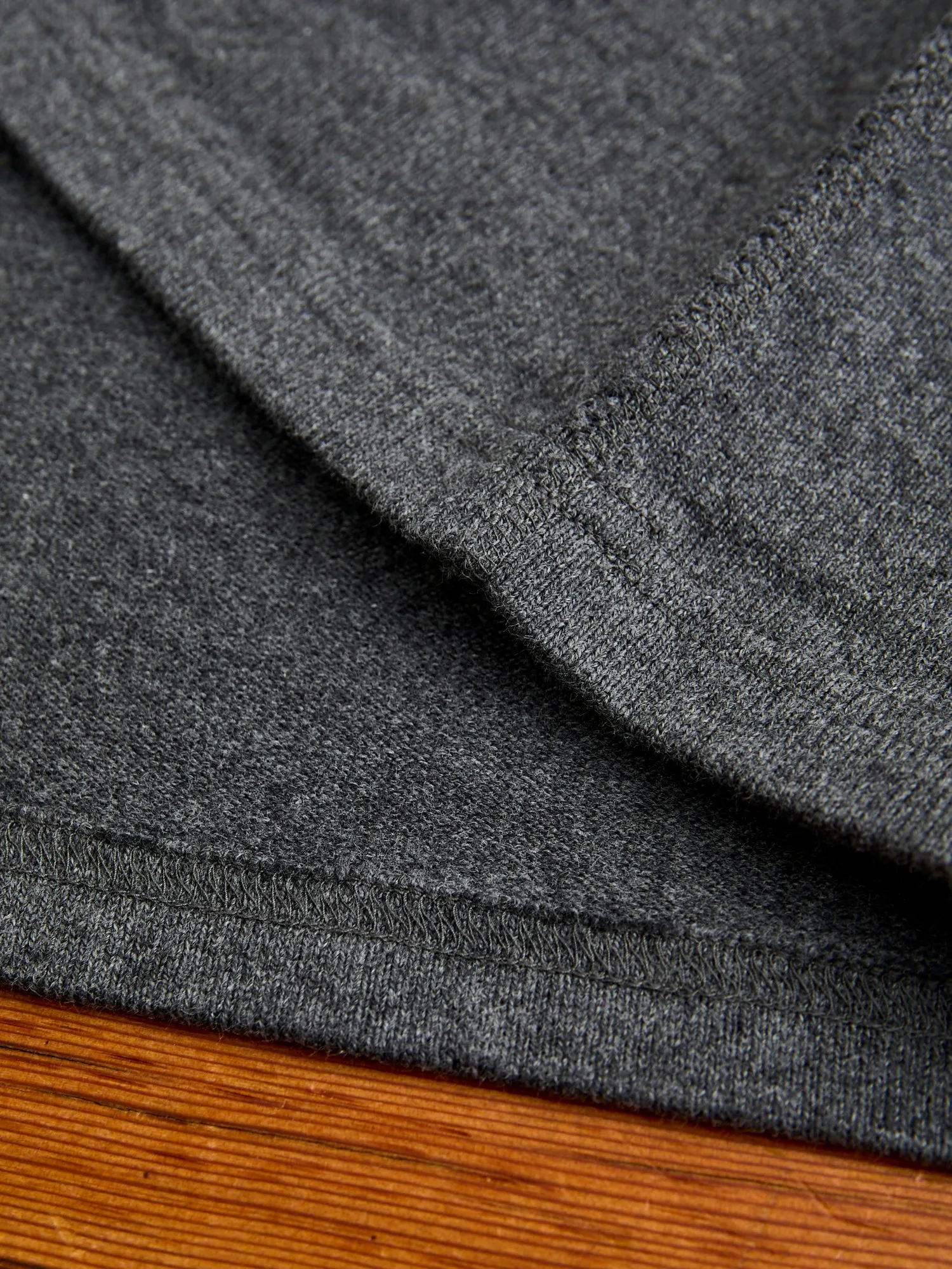 Double Heavyweight 12.1oz T-Shirt in Charcoal