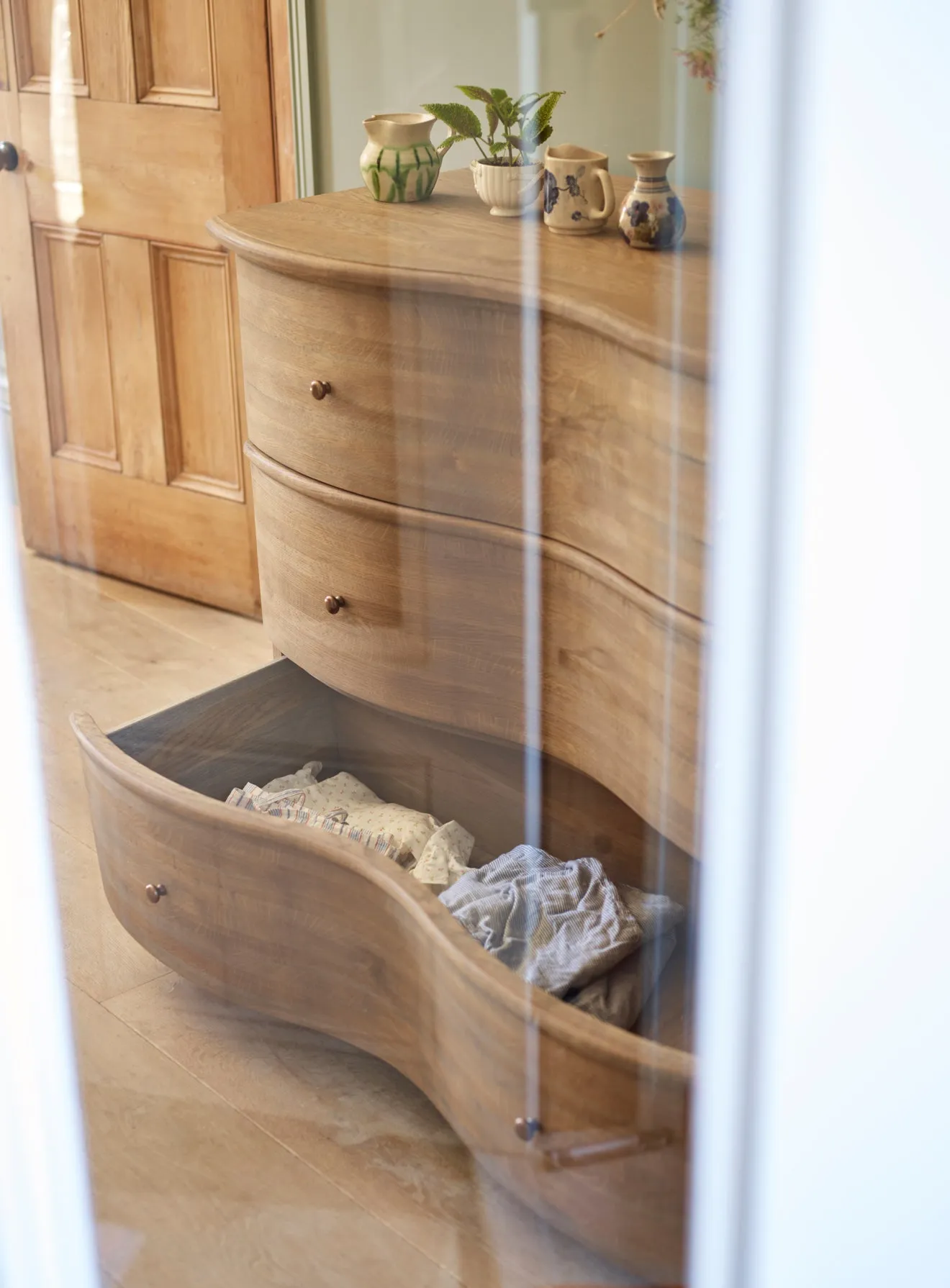 Iris Oak Chest of Drawers