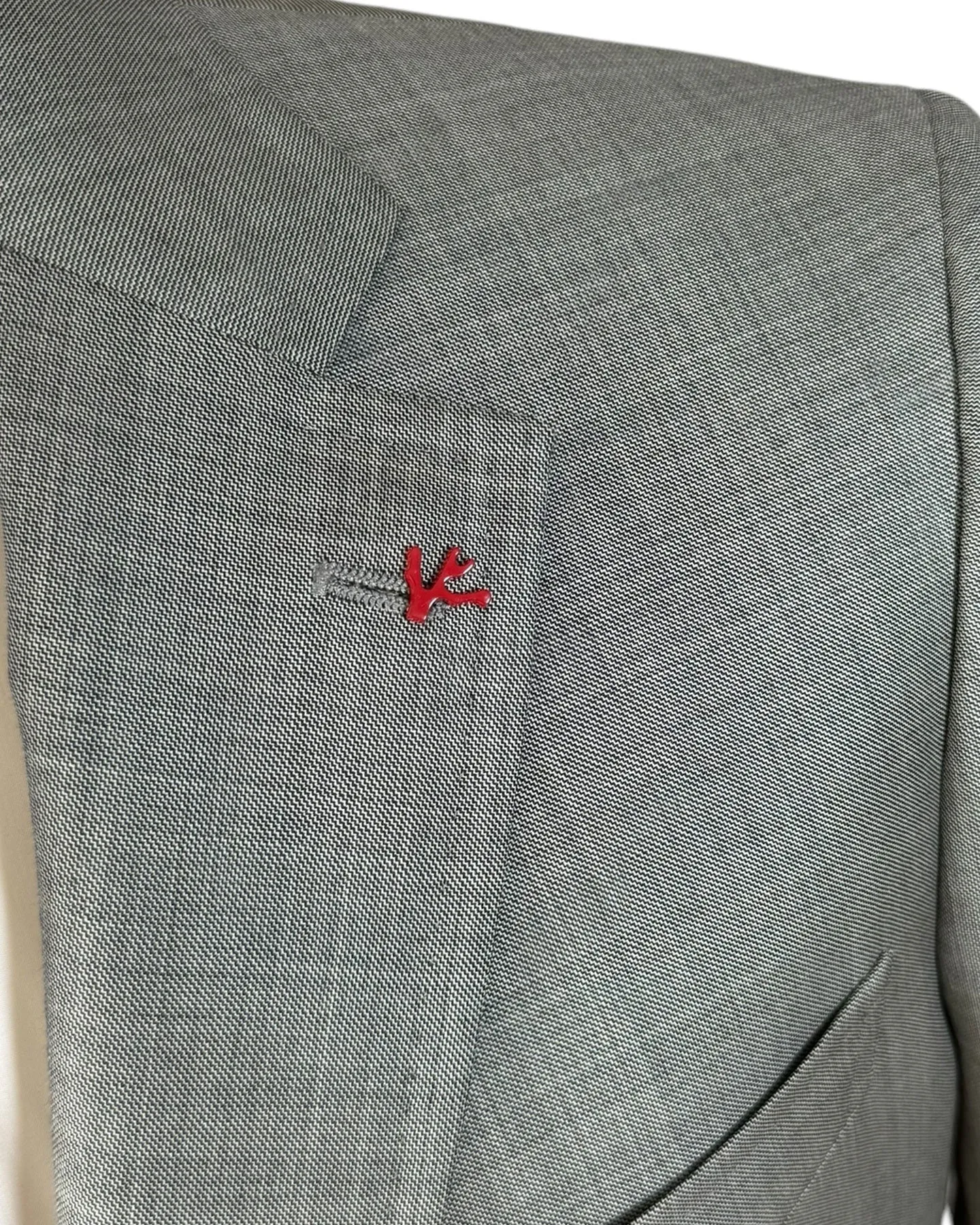 Isaia Suit Gray Design EU 52/ US 42