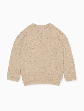 Ivory Maximo Merino Kids Jumper