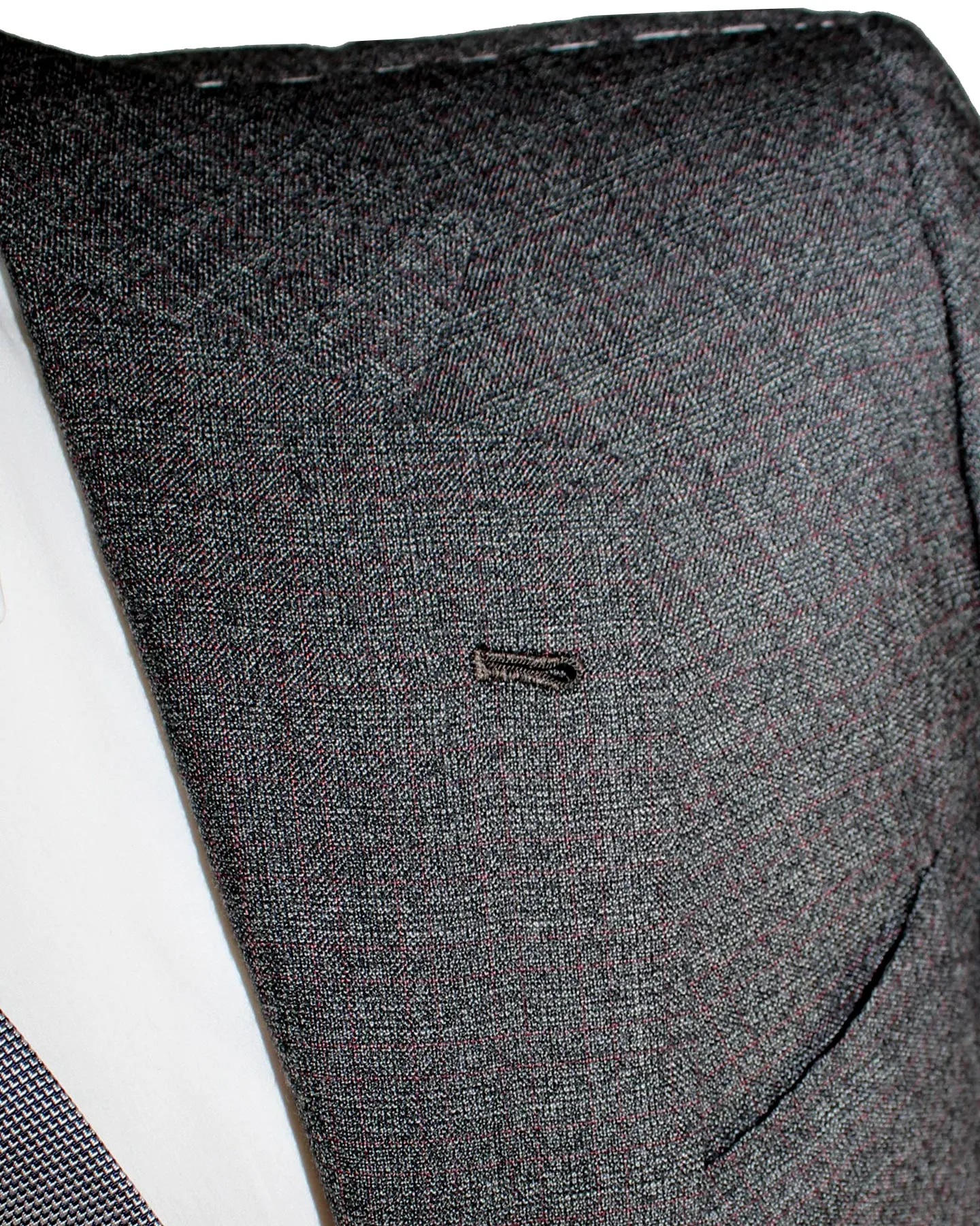 Kiton Suit Bespoke Gray Check Plaid Cashmere EU 56 - US 44 L SALE