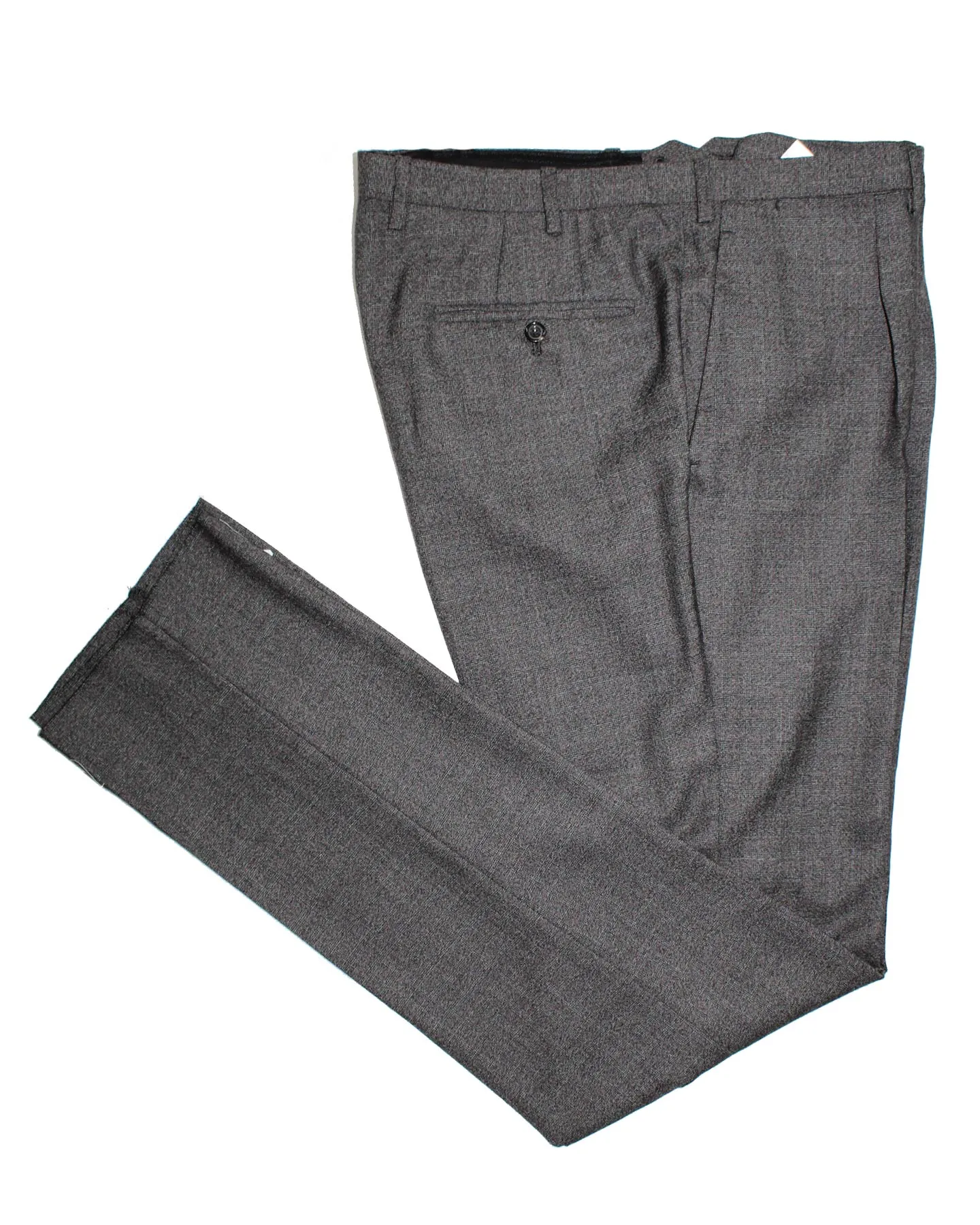 Kiton Suit Bespoke Gray Check Plaid Cashmere EU 56 - US 44 L SALE
