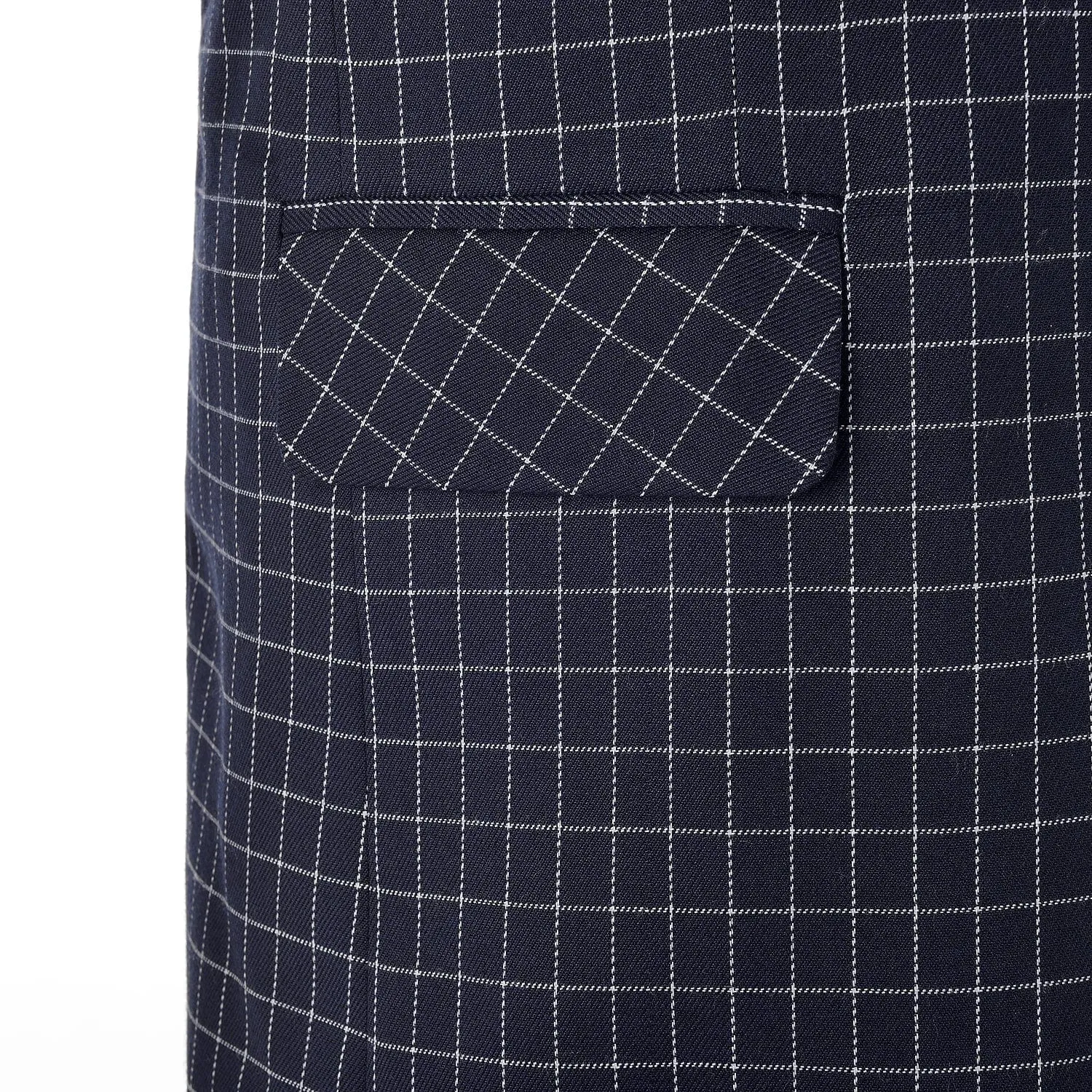 Plaid 3 Pieces Notch Lapel Mens Suit (Blazer vest Pants)