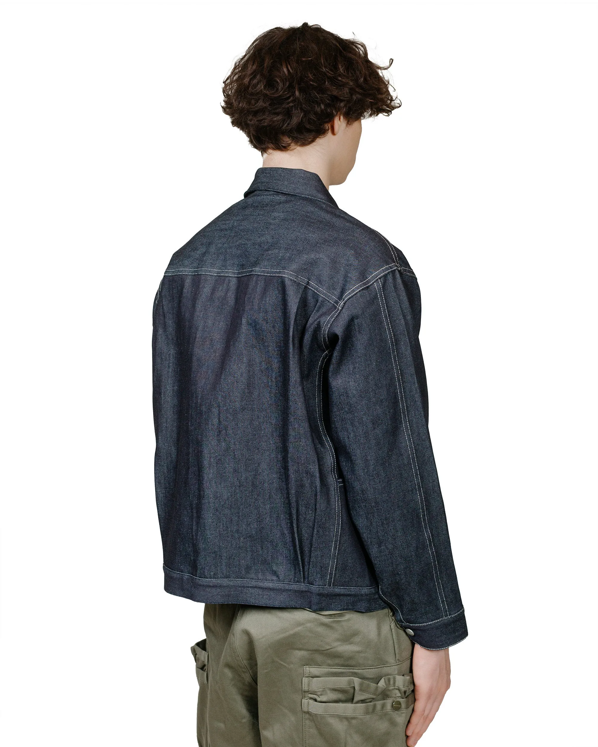 Sassafras Gardeners Jacket 13oz Slab Denim Indigo