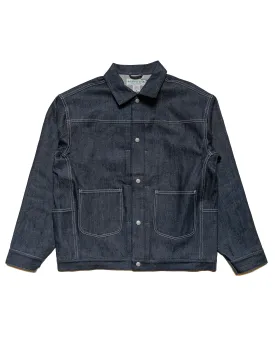 Sassafras Gardeners Jacket 13oz Slab Denim Indigo