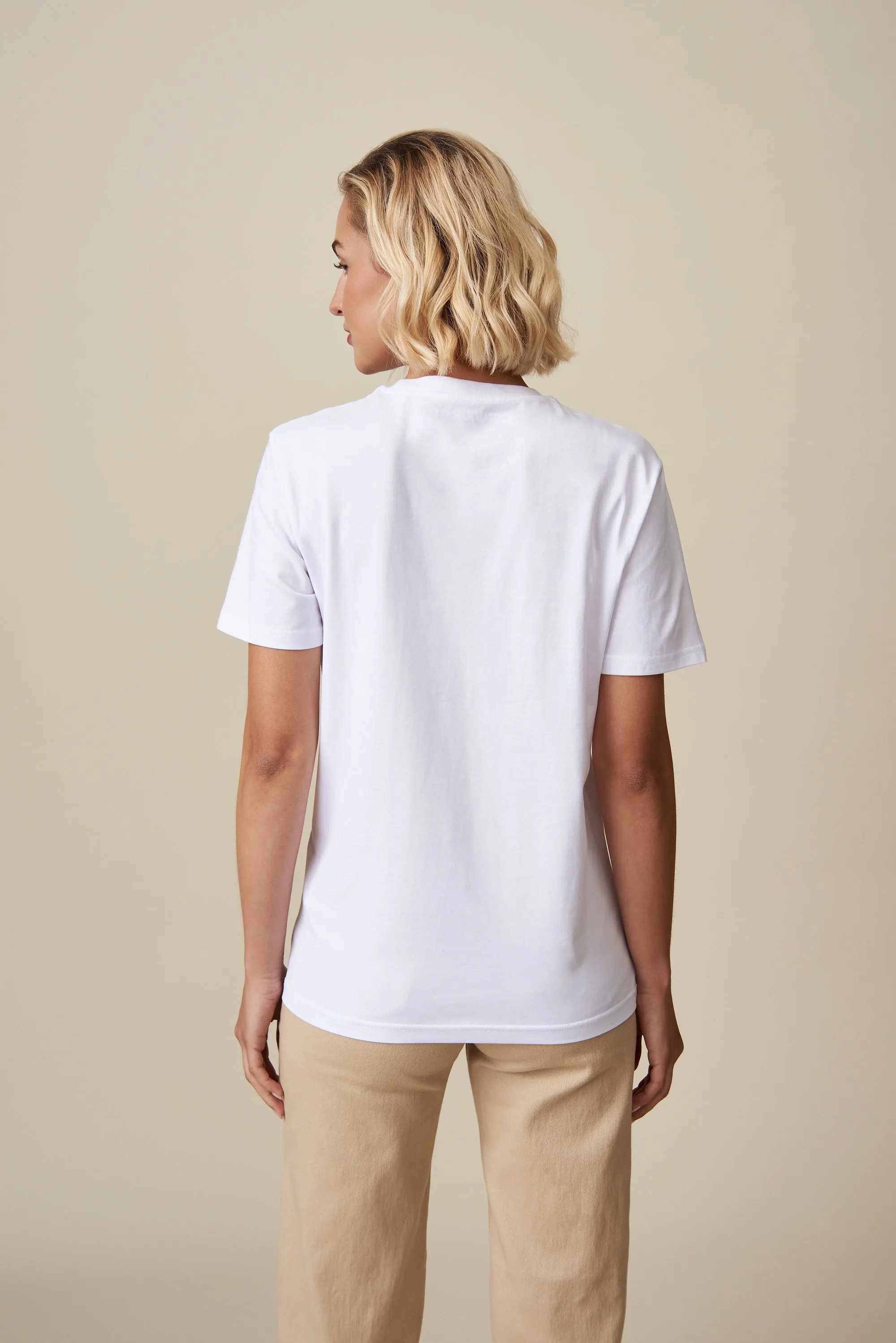 Un croissant s'il vous plait! T-Shirt - Weiß / schwarz